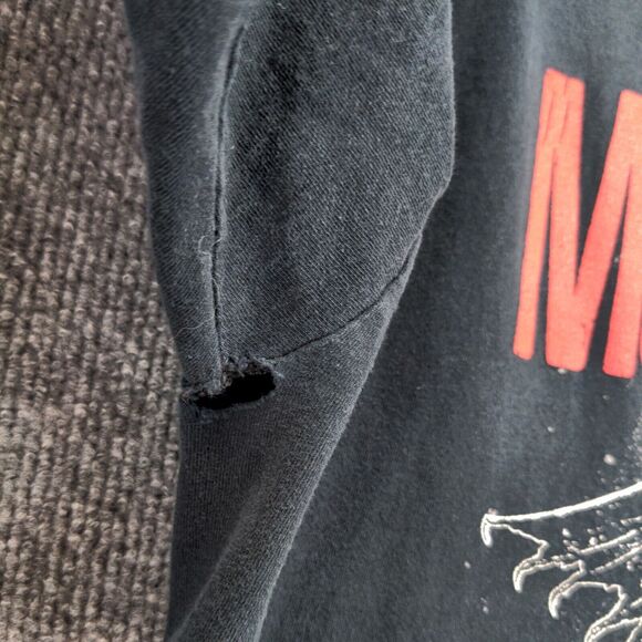 Motley Crue T Shirt Size L Dr. Feelgood Graphic Logo 2019 Global Distressed - Picture 14 of 15